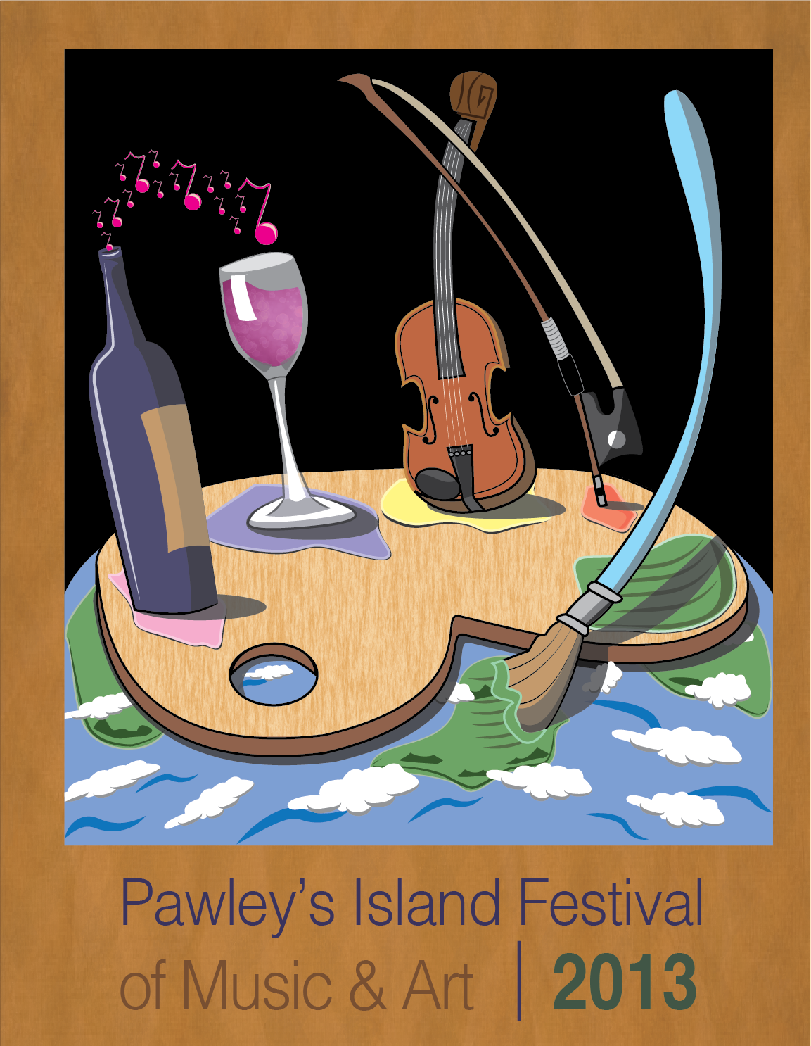 Pawley's Island Festival Poster Christopher Cottingham Portfolio